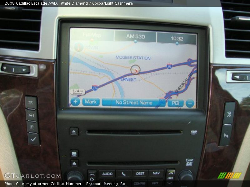 White Diamond / Cocoa/Light Cashmere 2008 Cadillac Escalade AWD
