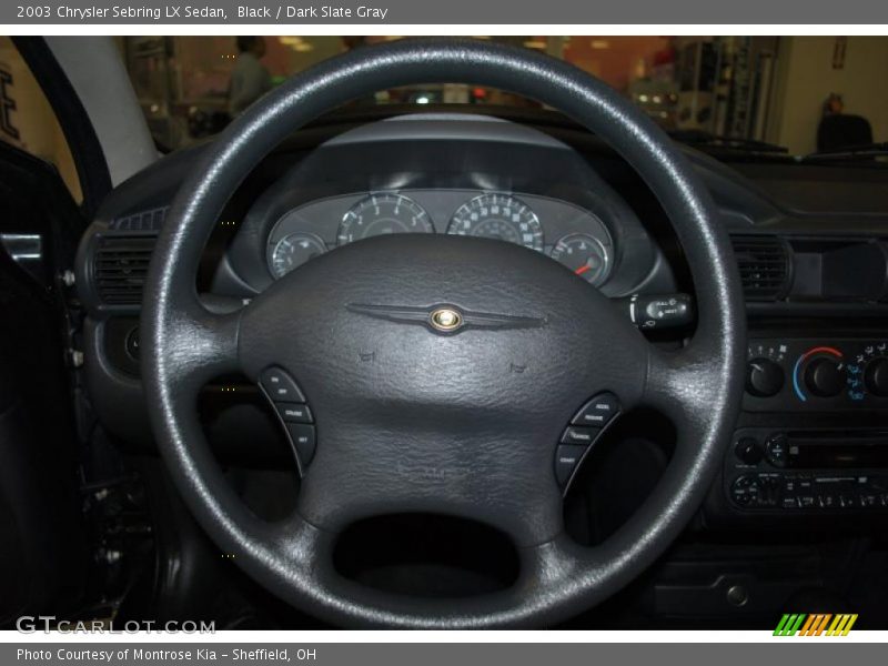 Black / Dark Slate Gray 2003 Chrysler Sebring LX Sedan
