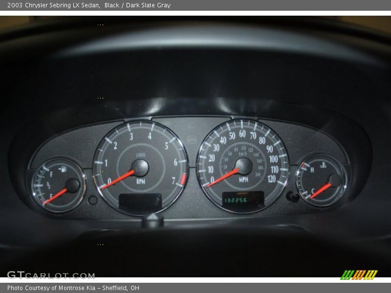 2003 Sebring LX Sedan LX Sedan Gauges