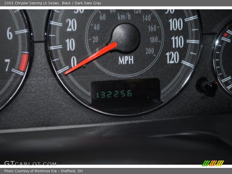 Black / Dark Slate Gray 2003 Chrysler Sebring LX Sedan