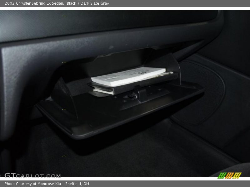 Black / Dark Slate Gray 2003 Chrysler Sebring LX Sedan
