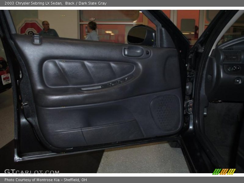 Black / Dark Slate Gray 2003 Chrysler Sebring LX Sedan