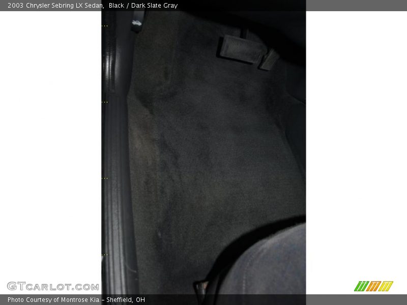 Black / Dark Slate Gray 2003 Chrysler Sebring LX Sedan