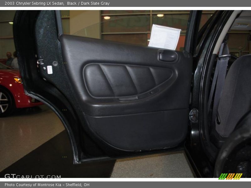 Black / Dark Slate Gray 2003 Chrysler Sebring LX Sedan