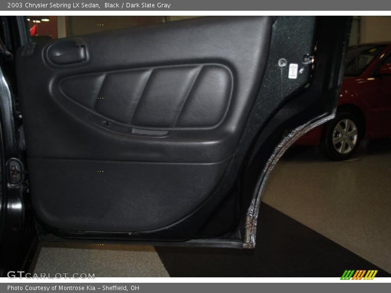 Black / Dark Slate Gray 2003 Chrysler Sebring LX Sedan