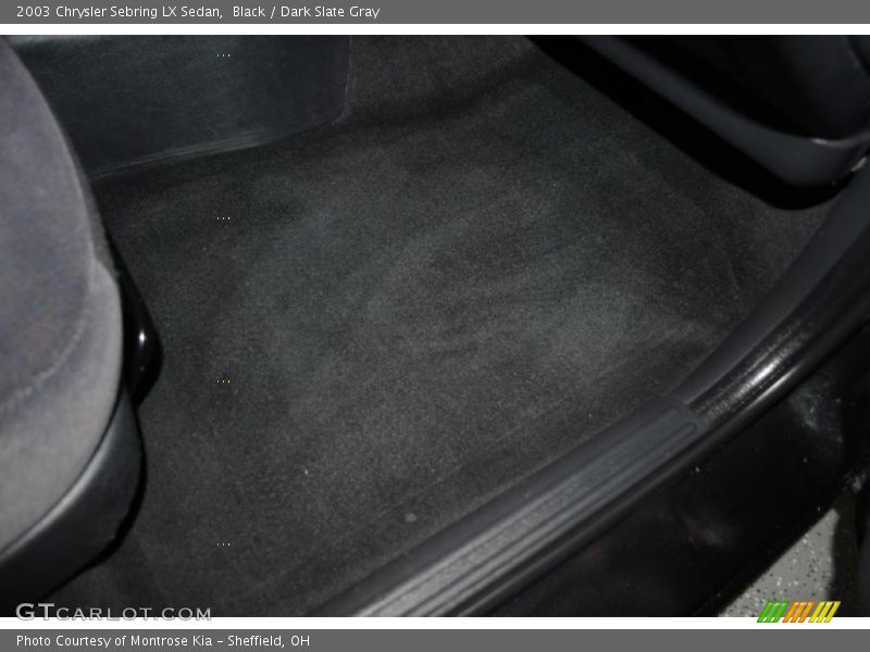 Black / Dark Slate Gray 2003 Chrysler Sebring LX Sedan