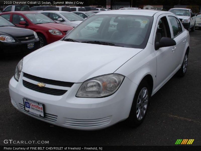 Summit White / Gray 2010 Chevrolet Cobalt LS Sedan