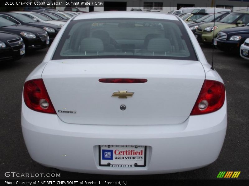 Summit White / Gray 2010 Chevrolet Cobalt LS Sedan
