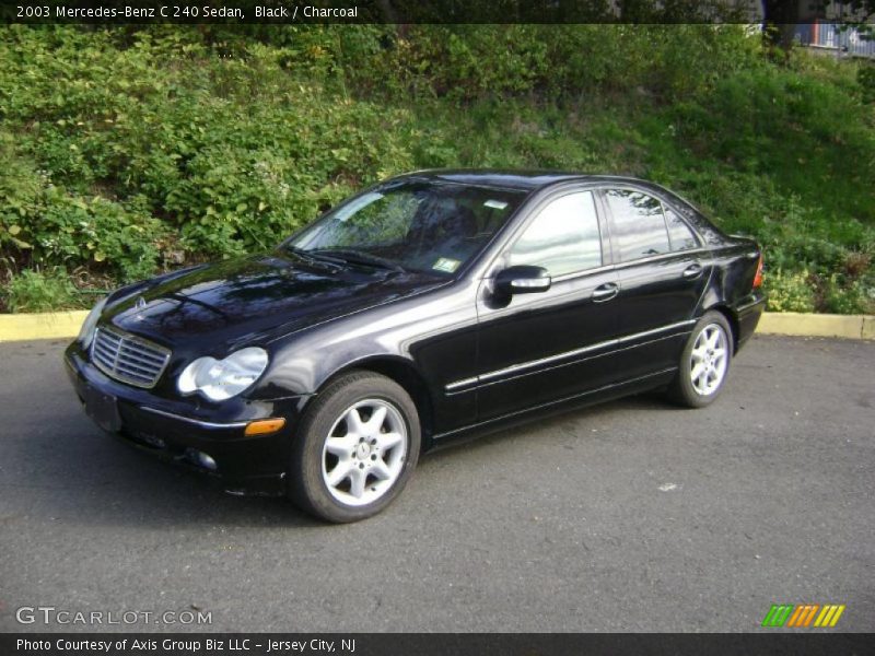 Black / Charcoal 2003 Mercedes-Benz C 240 Sedan