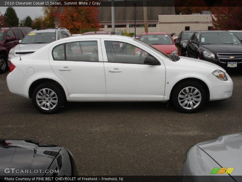 Summit White / Gray 2010 Chevrolet Cobalt LS Sedan
