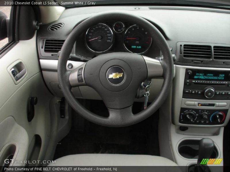 Summit White / Gray 2010 Chevrolet Cobalt LS Sedan