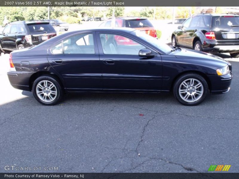 Magic Blue Metallic / Taupe/Light Taupe 2007 Volvo S60 2.5T AWD