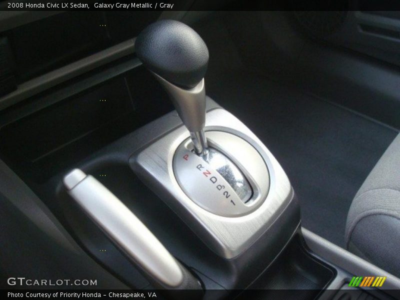 Galaxy Gray Metallic / Gray 2008 Honda Civic LX Sedan