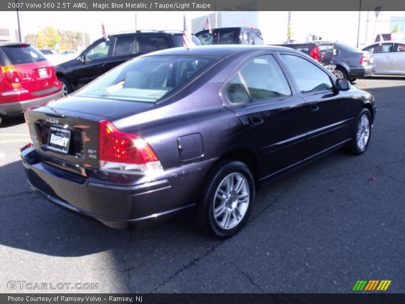 Magic Blue Metallic / Taupe/Light Taupe 2007 Volvo S60 2.5T AWD
