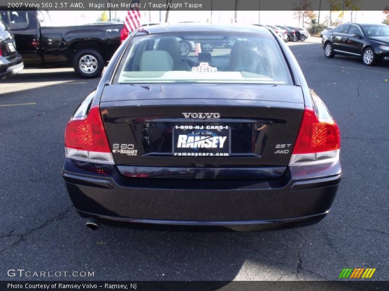 Magic Blue Metallic / Taupe/Light Taupe 2007 Volvo S60 2.5T AWD