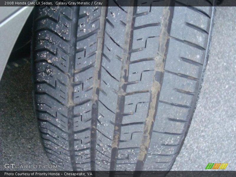 Galaxy Gray Metallic / Gray 2008 Honda Civic LX Sedan