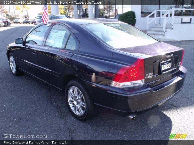 Magic Blue Metallic / Taupe/Light Taupe 2007 Volvo S60 2.5T AWD