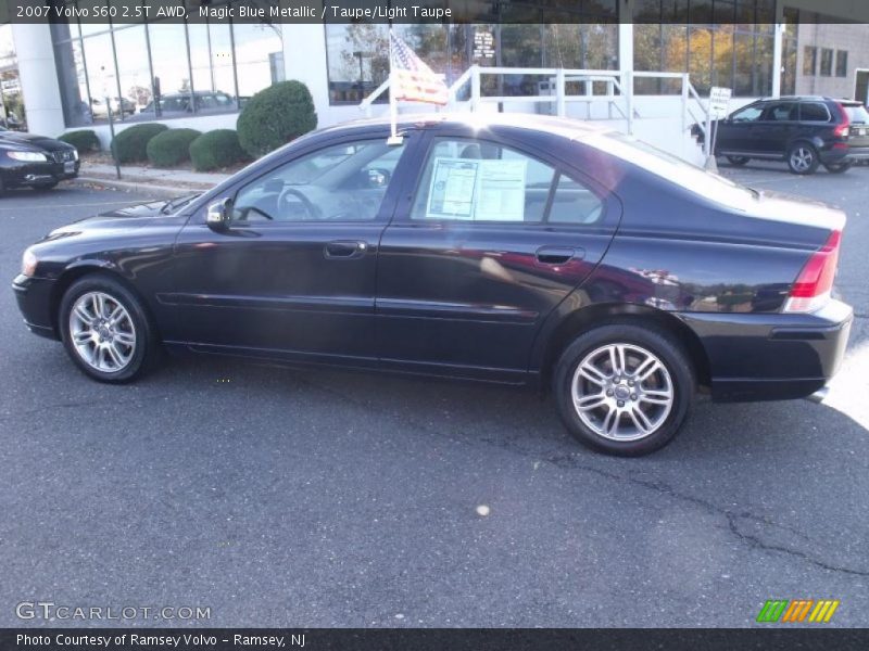 Magic Blue Metallic / Taupe/Light Taupe 2007 Volvo S60 2.5T AWD