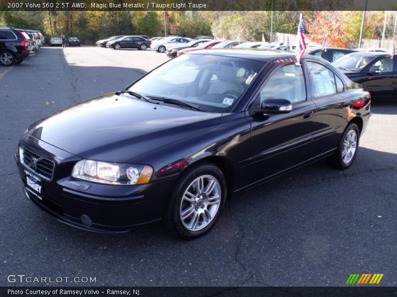 Magic Blue Metallic / Taupe/Light Taupe 2007 Volvo S60 2.5T AWD