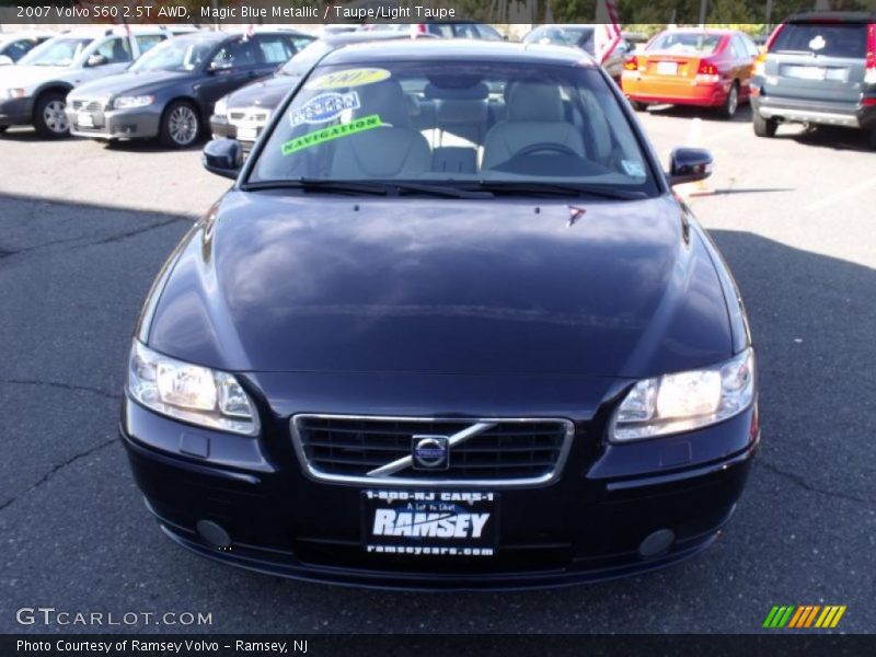 Magic Blue Metallic / Taupe/Light Taupe 2007 Volvo S60 2.5T AWD