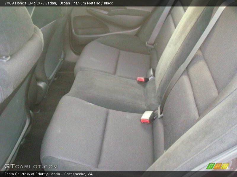 Urban Titanium Metallic / Black 2009 Honda Civic LX-S Sedan