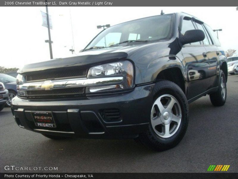 Dark Gray Metallic / Light Gray 2006 Chevrolet TrailBlazer LS