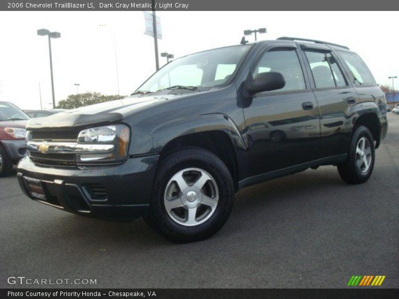 Dark Gray Metallic / Light Gray 2006 Chevrolet TrailBlazer LS
