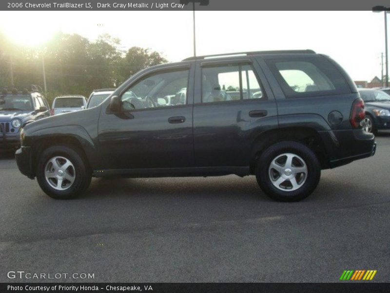 Dark Gray Metallic / Light Gray 2006 Chevrolet TrailBlazer LS