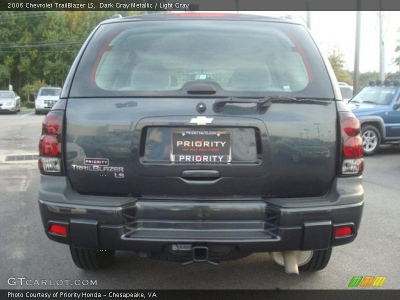 Dark Gray Metallic / Light Gray 2006 Chevrolet TrailBlazer LS