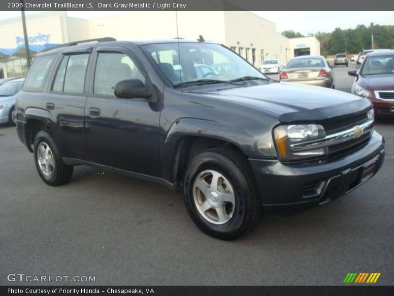 Dark Gray Metallic / Light Gray 2006 Chevrolet TrailBlazer LS