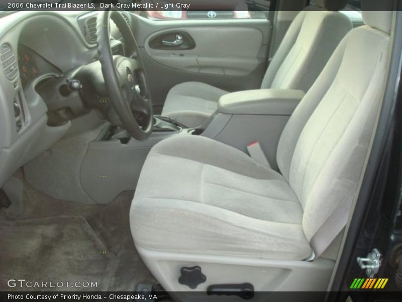 Dark Gray Metallic / Light Gray 2006 Chevrolet TrailBlazer LS