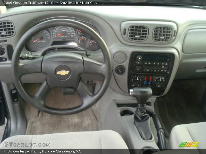 Dark Gray Metallic / Light Gray 2006 Chevrolet TrailBlazer LS