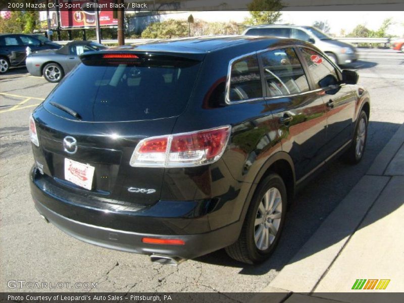 Brilliant Black / Black 2009 Mazda CX-9 Sport