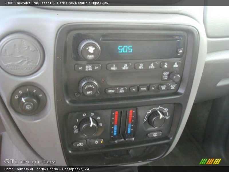 Dark Gray Metallic / Light Gray 2006 Chevrolet TrailBlazer LS