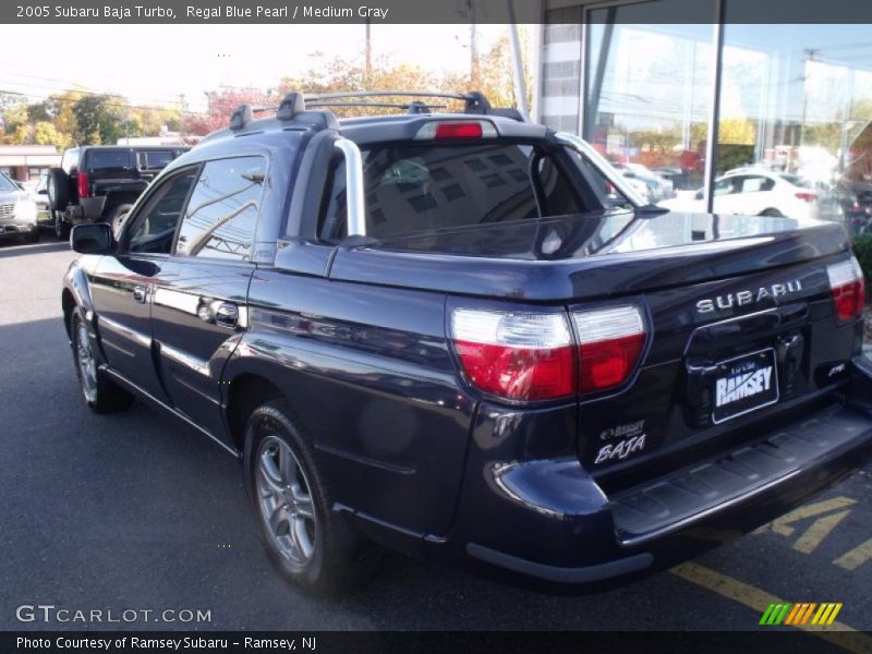 Regal Blue Pearl / Medium Gray 2005 Subaru Baja Turbo