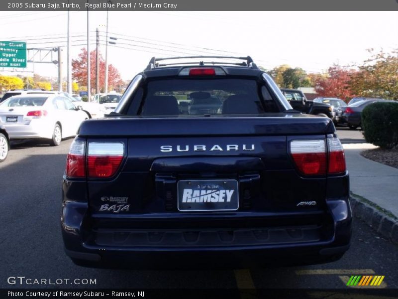 Regal Blue Pearl / Medium Gray 2005 Subaru Baja Turbo