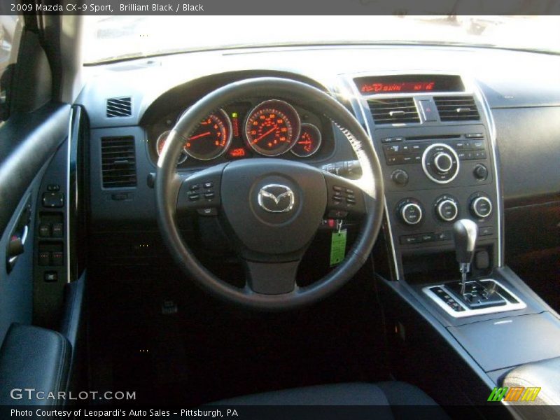 Brilliant Black / Black 2009 Mazda CX-9 Sport