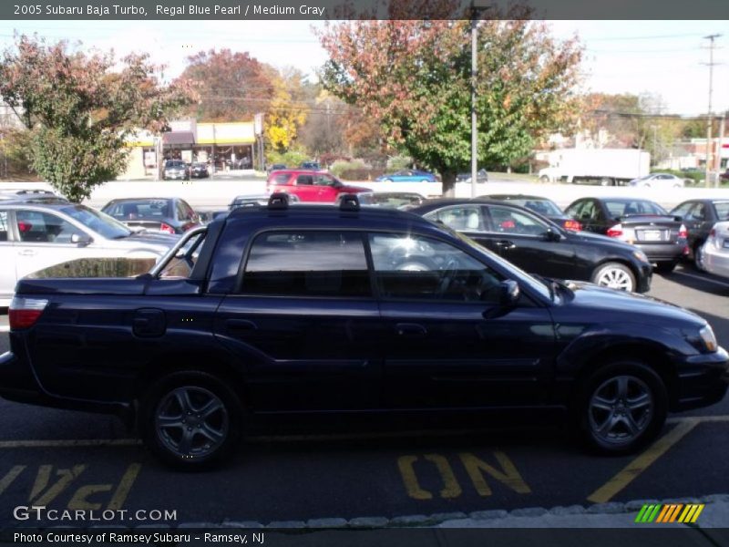 Regal Blue Pearl / Medium Gray 2005 Subaru Baja Turbo