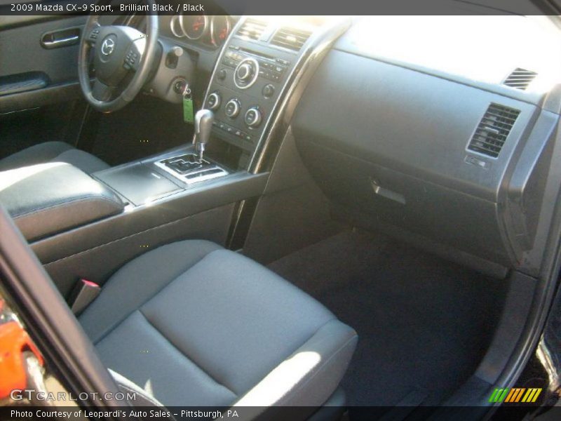Brilliant Black / Black 2009 Mazda CX-9 Sport