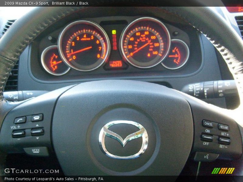 Brilliant Black / Black 2009 Mazda CX-9 Sport