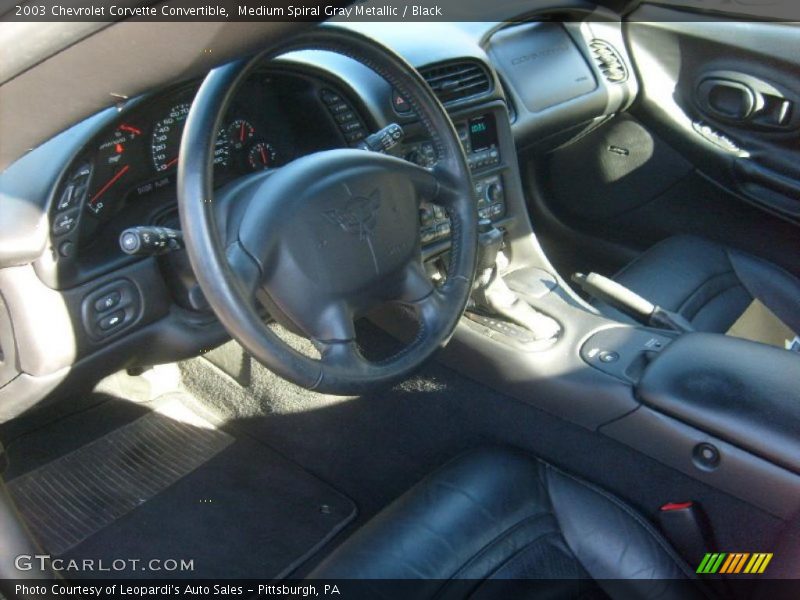  2003 Corvette Convertible Black Interior