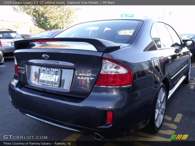 Diamond Gray Metallic / Off Black 2008 Subaru Legacy 2.5 GT Limited Sedan