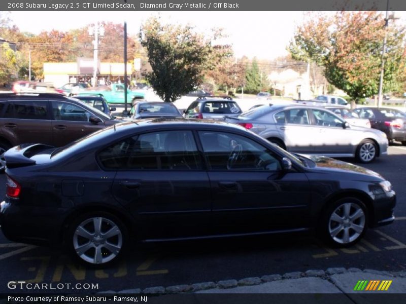 Diamond Gray Metallic / Off Black 2008 Subaru Legacy 2.5 GT Limited Sedan