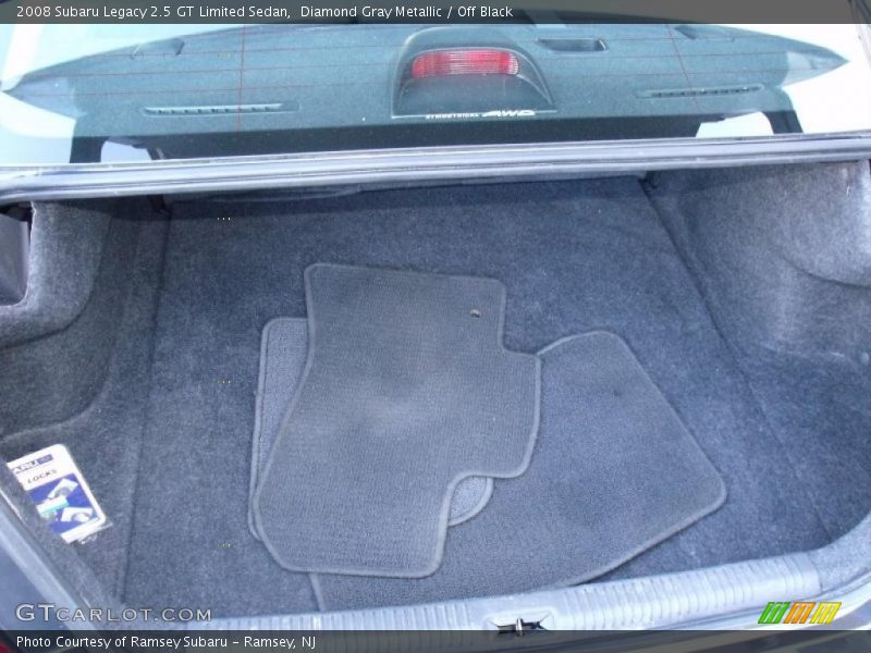  2008 Legacy 2.5 GT Limited Sedan Trunk