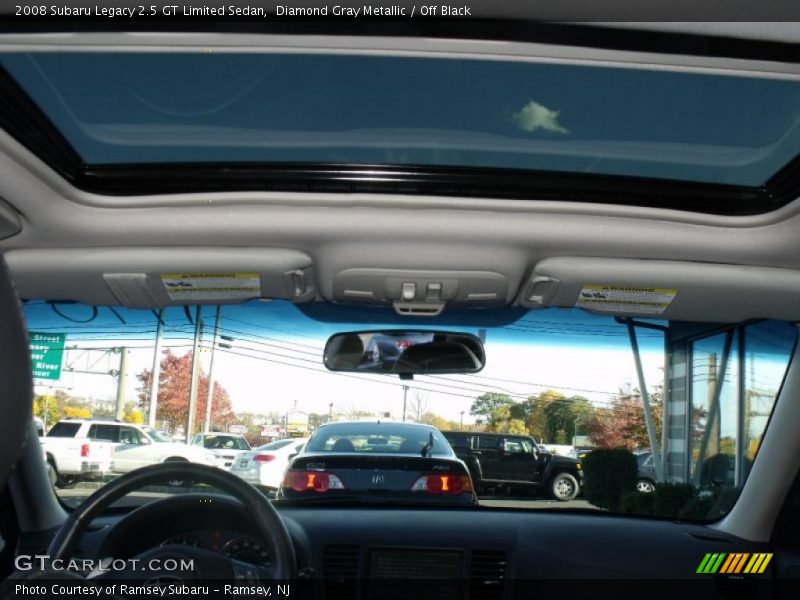 Diamond Gray Metallic / Off Black 2008 Subaru Legacy 2.5 GT Limited Sedan