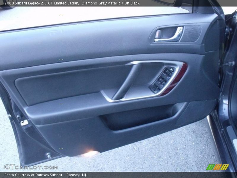 Diamond Gray Metallic / Off Black 2008 Subaru Legacy 2.5 GT Limited Sedan