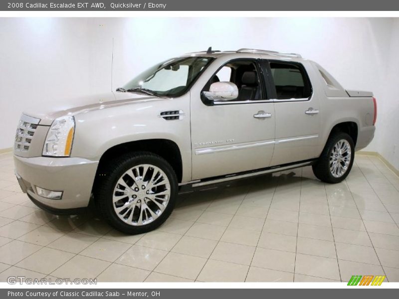 Quicksilver / Ebony 2008 Cadillac Escalade EXT AWD