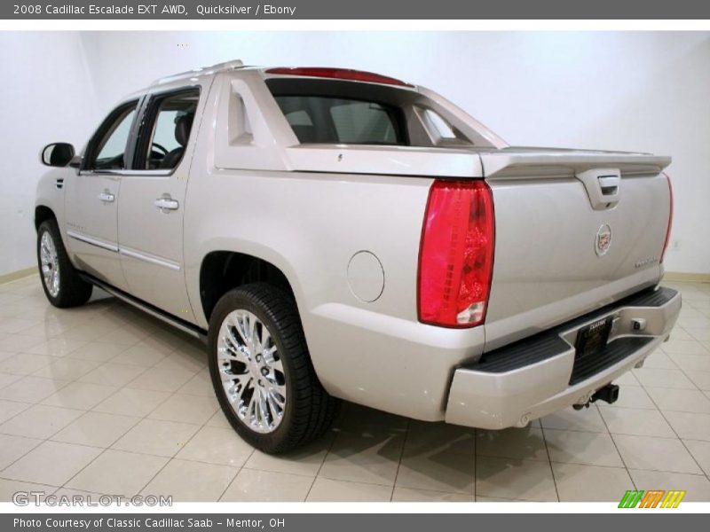 Quicksilver / Ebony 2008 Cadillac Escalade EXT AWD