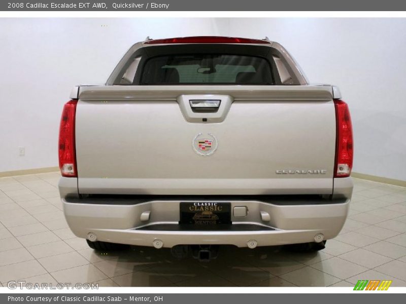 Quicksilver / Ebony 2008 Cadillac Escalade EXT AWD