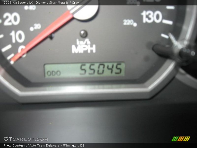Diamond Silver Metallic / Gray 2005 Kia Sedona LX